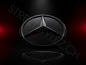 Preview: Mercedes-Benz Frontstern schwarz glänzend OEM veredelt Streetstylez